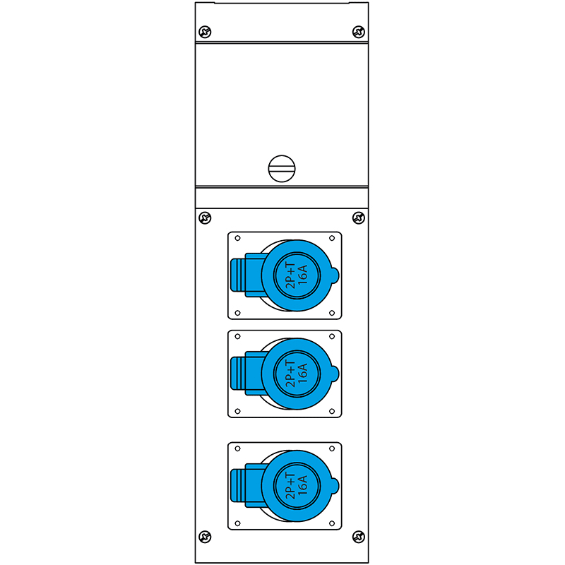 SCAME PARRE SPA - SCA630.3000-368 QUADRO DISTR. PORTATILE BLOCK3