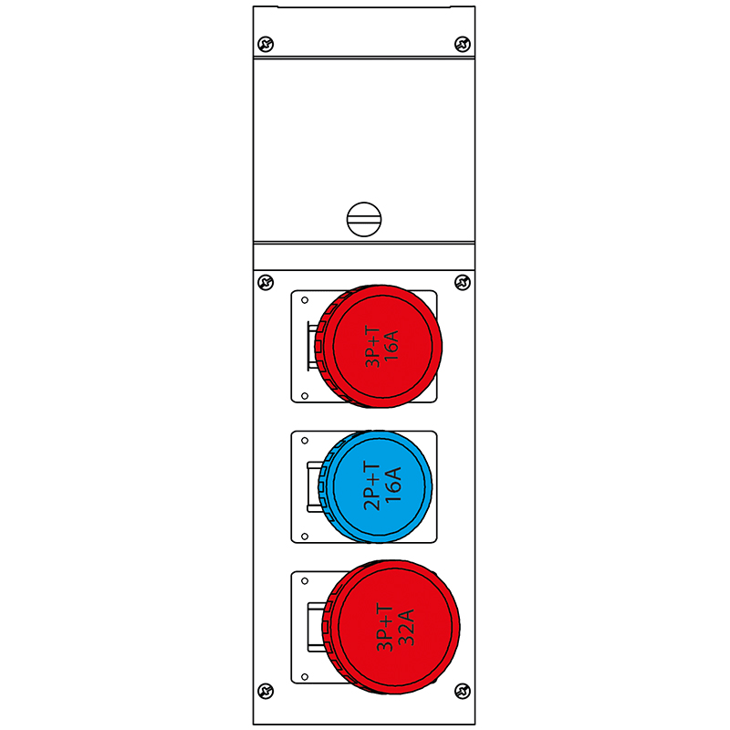 SCAME PARRE SPA - SCA630.3500-324 QUADRO DISTR. PORTATILE BLOCK3
