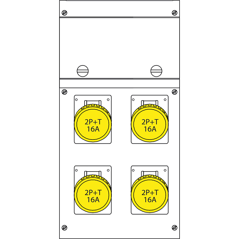 SCAME PARRE SPA - SCA630.4505-367 QUADRO DISTR. PORTATILE BLOCK4