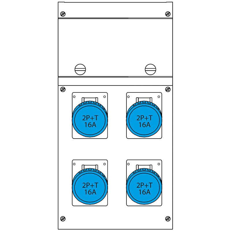 SCAME PARRE SPA - SCA630.4506-187 QUADRO DISTR. PORTATILE BLOCK4