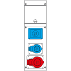 SCAME PARRE SPA - SCA630.3006-052 QUADRO DISTR. PORTATILE BLOCK3