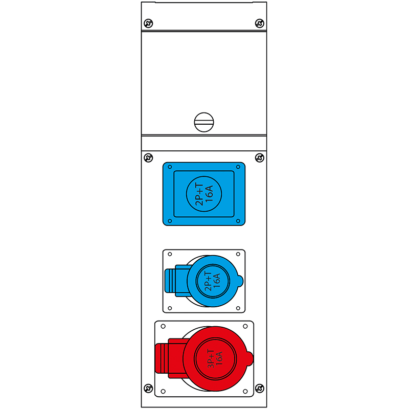 SCAME PARRE SPA - SCA632.3006-052 QUADRO DISTR. DA PARETE BLOCK3