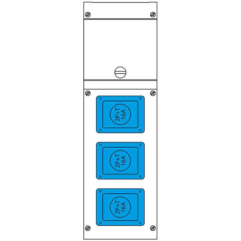 SCAME PARRE SPA - SCA632.3000-055 QUADRO DISTR. DA PARETE BLOCK3