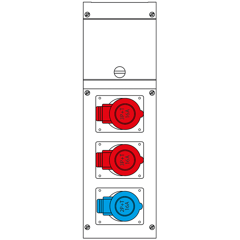 SCAME PARRE SPA - SCA630.3006-060 QUADRO DISTR. PORTATILE BLOCK3