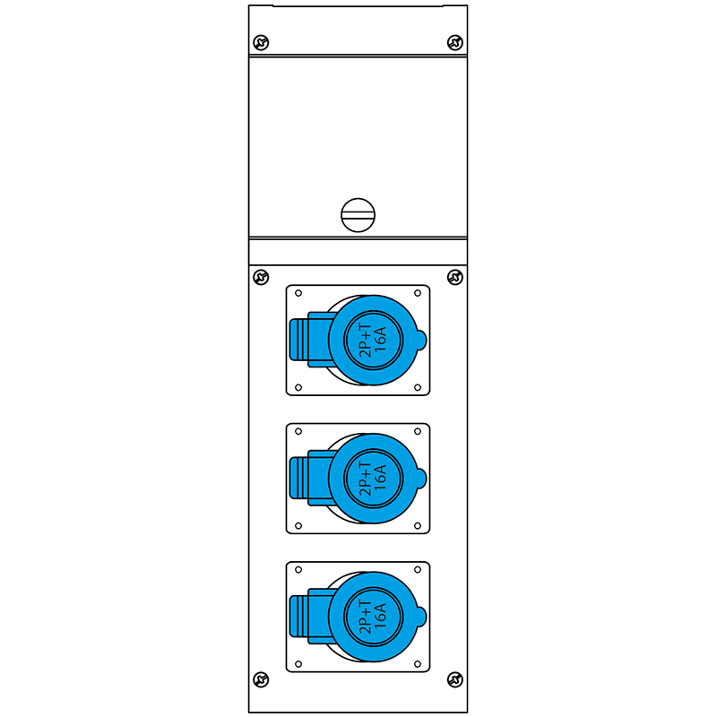 SCAME PARRE SPA - SCA630.3006-087 QUADRO DISTR. PORTATILE BLOCK3