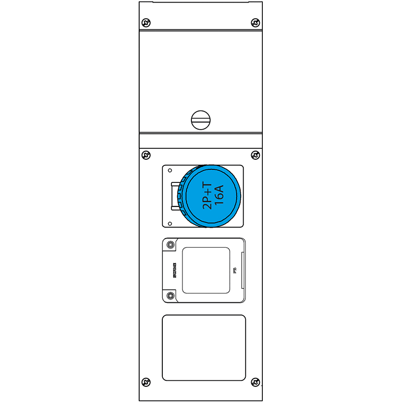 SCAME PARRE SPA - SCA632.3000-731 QUADRO DISTR. DA PARETE BLOCK3