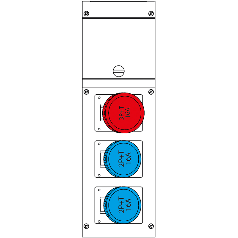 SCAME PARRE SPA - SCA630.3506-059 QUADRO DISTR. PORTATILE BLOCK3