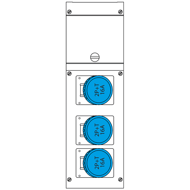 SCAME PARRE SPA - SCA632.3506-062 QUADRO DISTR. DA PARETE BLOCK3