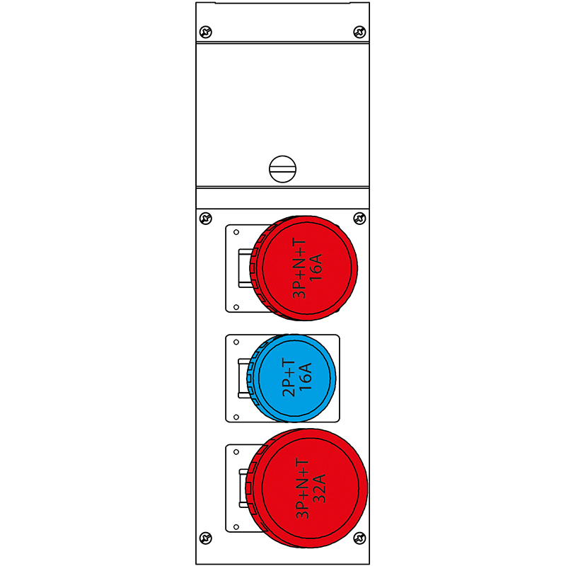 SCAME PARRE SPA - SCA632.3500-325 QUADRO DISTR. DA PARETE BLOCK3