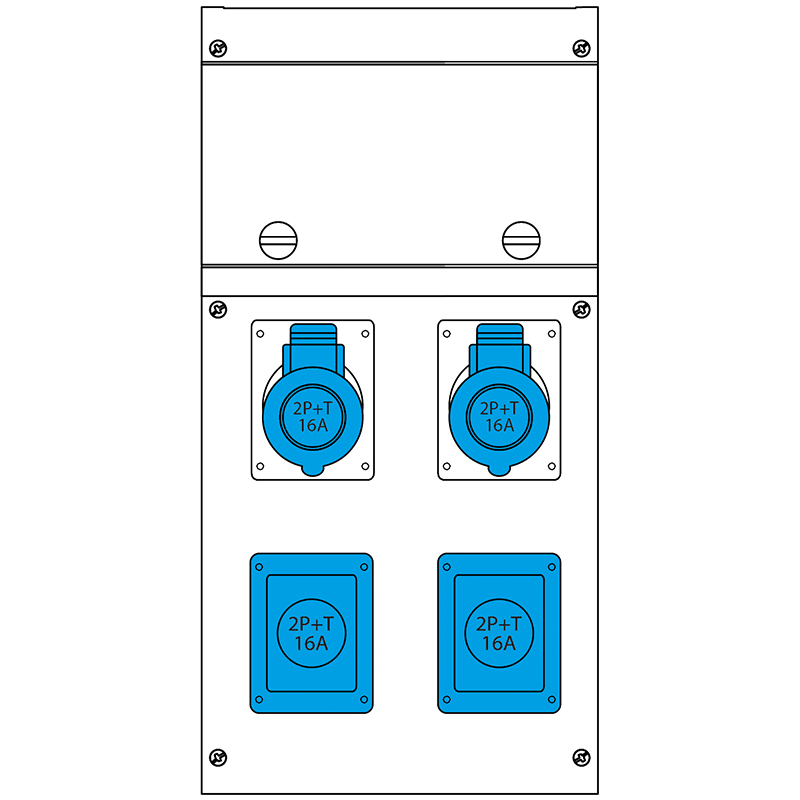 SCAME PARRE SPA - SCA632.4000-002 QUADRO DISTR. DA PARETE BLOCK4