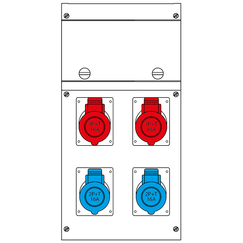 SCAME PARRE SPA - SCA632.4006-003 QUADRO DISTR. DA PARETE BLOCK4