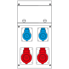 SCAME PARRE SPA - SCA630.4106-006 QUADRO BLOCK4 CON CAVALLETTO IP44