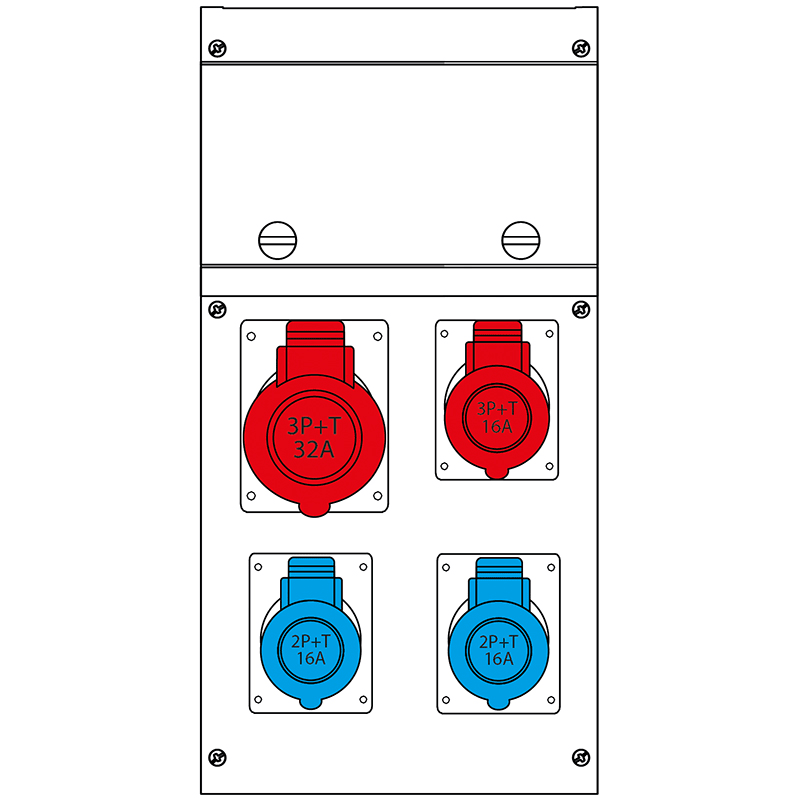 SCAME PARRE SPA - SCA632.4006-326 QUADRO DISTR. DA PARETE BLOCK4