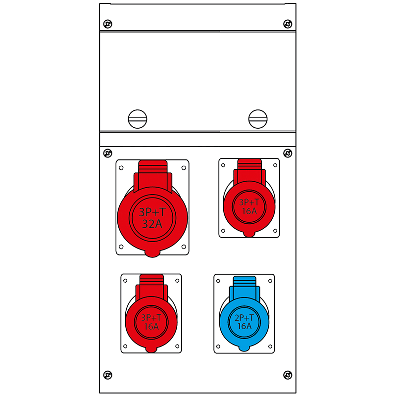 SCAME PARRE SPA - SCA632.4005-327 QUADRO DISTR. DA PARETE BLOCK4