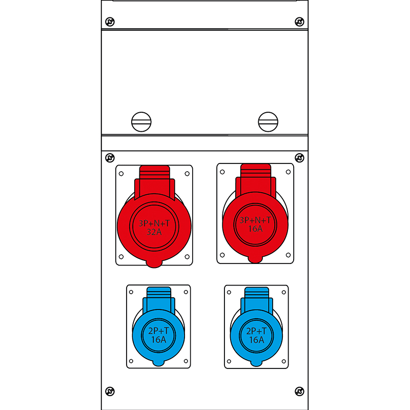 SCAME PARRE SPA - SCA632.4000-328 QUADRO DISTR. DA PARETE BLOCK4