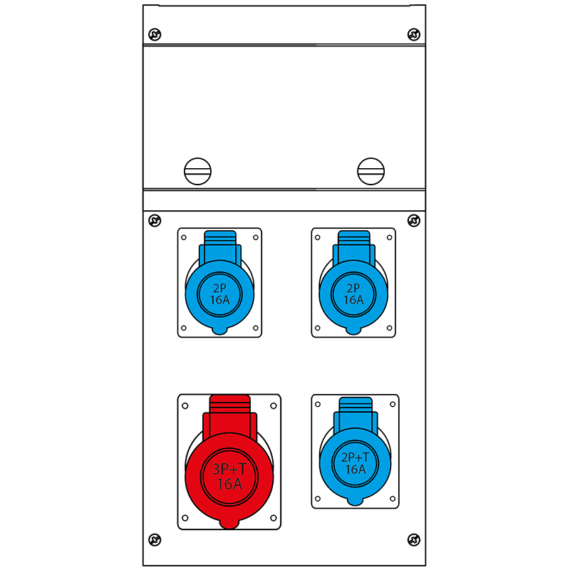 SCAME PARRE SPA - SCA630.4009-017 QUADRO DISTR. PORTATILE BLOCK4