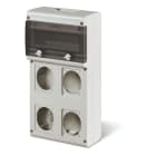 SCAME PARRE SPA - SCA632.4540-000 QUADRO VUOTO BLOCK4 C/FORI 1X32+3X16