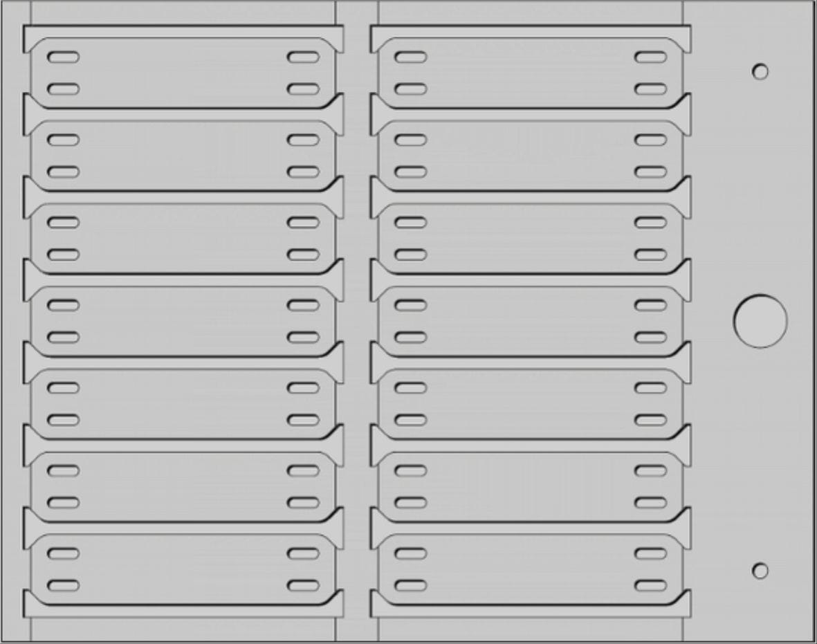 CEMBRE SPA - CEM64182-SBS TARGH.MG-ETF SBS FISS.FASCETTA 13X57 MM MGY