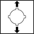 EATON - EAO290260 M22-XCK3 TARGH. FRECCE PER JOYSTICK 2 PO