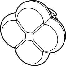 EATON - EAO279412 M22S-D4-S PULS. QUADRUPLO TASTI NERI