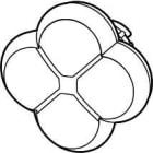 EATON - EAO279412 M22S-D4-S PULS. QUADRUPLO TASTI NERI