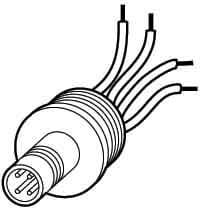 EATON - EAO266135 M12A CONN.M12M20 IP65 230V/4A A-CODED 24