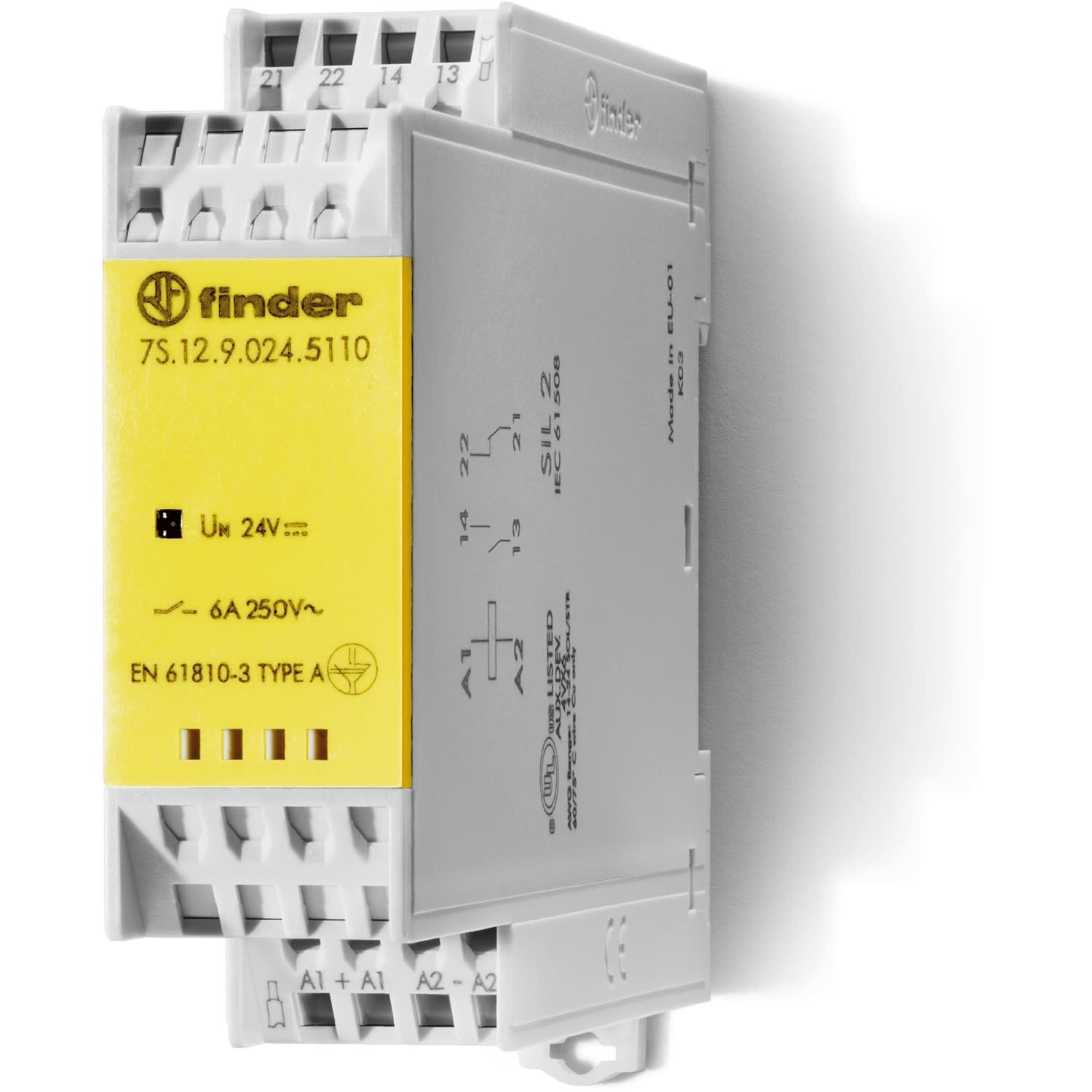 FINDER SPA - FIN7S1281205110 RELÈ MODULARE CON CONTATTI GUIDATI