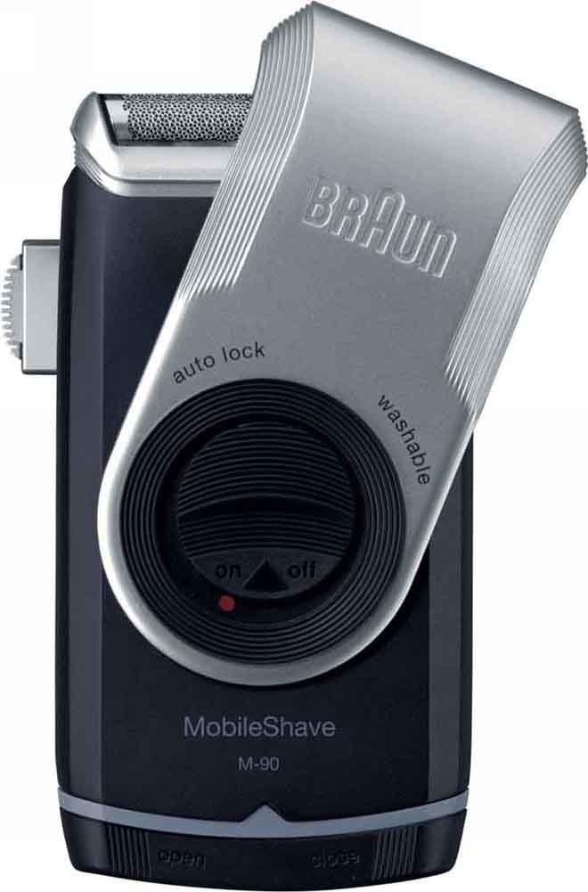 BRAUN - BRA649946 Rasierer Pocket Batterie silber-schwarz