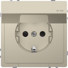 SCHNEIDER ELECTRIC - SNRMTN2314-6033 Presa SCHUKO sportello fless, IP44, protez, senza vite, sahara, System Design