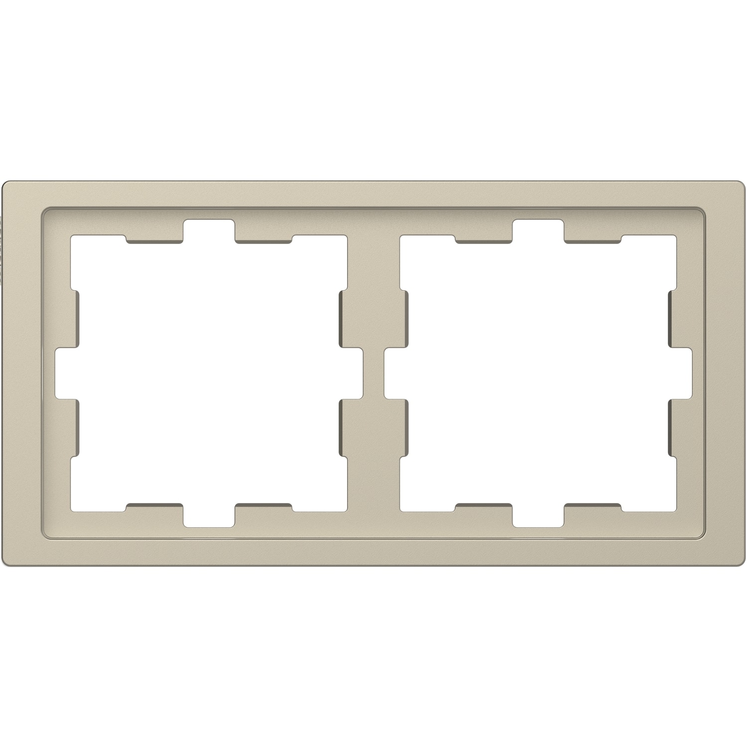 SCHNEIDER ELECTRIC - SNRMTN4020-6533 Cornice D-Life, 2 slot, sahara