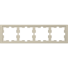 SCHNEIDER ELECTRIC - SNRMTN4040-6533 Cornice D-Life, 4 slot, sahara