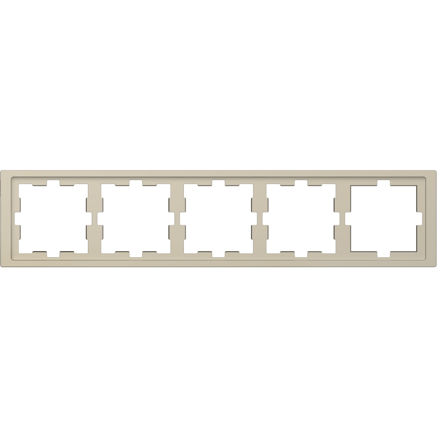 SCHNEIDER ELECTRIC - SNRMTN4050-6533 Cornice D-Life, 5 slot, sahara