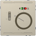 SCHNEIDER ELECTRIC - SNRMTN5764-6033 Termostato 230V con interruttore e piastra centrale, sahara, System Desing