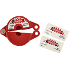 BRADY ITALIA - MOD065561 GATE VALVE LOCKOUTS GVLO 2.5-5 RED 1-PEZ