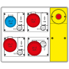 SCAME PARRE SPA - SCA656.5824-007 MBOX2 CON SPINA+EMERGENZA PR.C/FUSIBILI