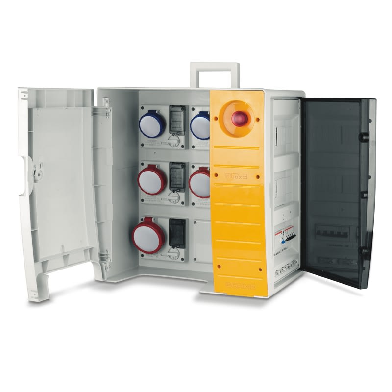 SCAME PARRE SPA - SCA657.6033-107 MBOX3 CON MORSETTIERA PRESE C/FUSIBILI