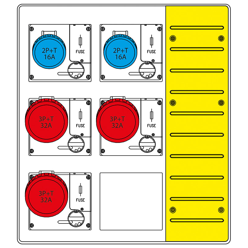 SCAME PARRE SPA - SCA657.6035-061 QUADRO DI DISTRIBUZIONE ASC