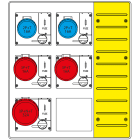 SCAME PARRE SPA - SCA657.6035-087 QUADRO DI DISTRIBUZIONE ASC