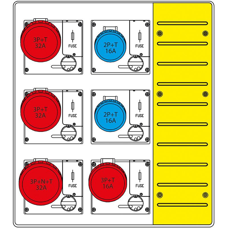 SCAME PARRE SPA - SCA657.6136-048 QUADRO DI DISTRIBUZIONE ASC