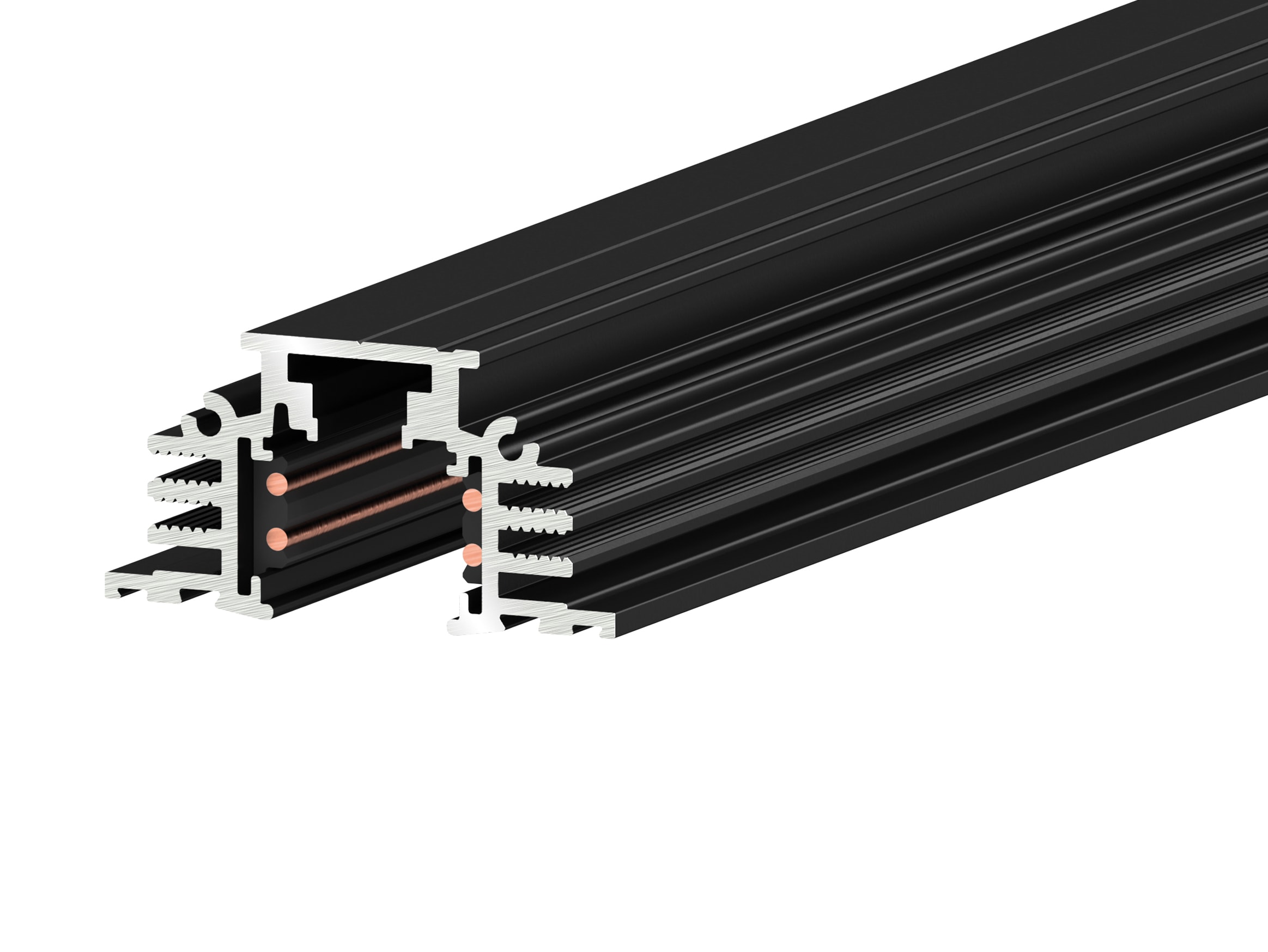 TARGETTI - TAR9500-2/B-ST3-E TRIMLESS 48V EVOLUTION TRACK 2M BK