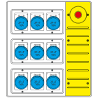 SCAME PARRE SPA - SCA657.8839-825 QUADRO DI DISTRIBUZIONE ASC