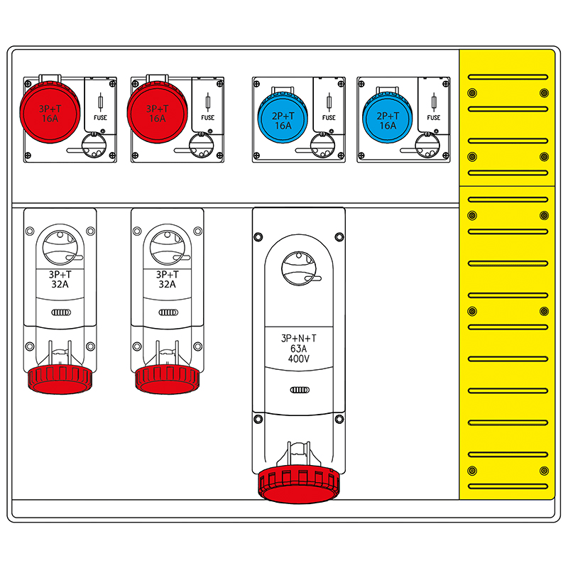 SCAME PARRE SPA - SCA658.6057-103 QUADRO DI DISTRIBUZIONE ASC