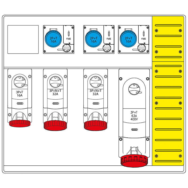 SCAME PARRE SPA - SCA658.6058-135 QUADRO DI DISTRIBUZIONE ASC