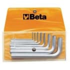 BM SPA - BMM000960386 Serie di 8 chiavi maschio esagonale piegate (art. 96) in busta
