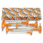 BM SPA - BMM000960682 Serie di 8 chiavi maschio esagonale piegate con impugnatura di manovra (art. 96T/AS)