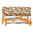 BM SPA - BMM000960952 Serie di 6 chiavi maschio esagonale piegate con impugnatura di manovra (art. 96T)