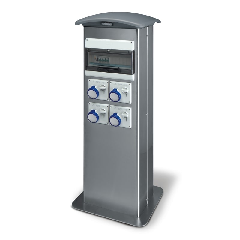SCAME PARRE SPA - SCA659.DB5121-01 COLON.INOX KIOSK DOMINO 2BLU OPTIMA