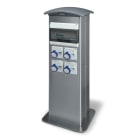 SCAME PARRE SPA - SCA659.DB5121-01 COLON.INOX KIOSK DOMINO 2BLU OPTIMA
