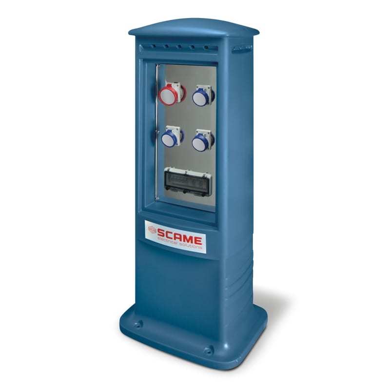 SCAME PARRE SPA - SCA659.SC5241-04 COLONNINA KIOSK SMART C 3B+1R OMNIA