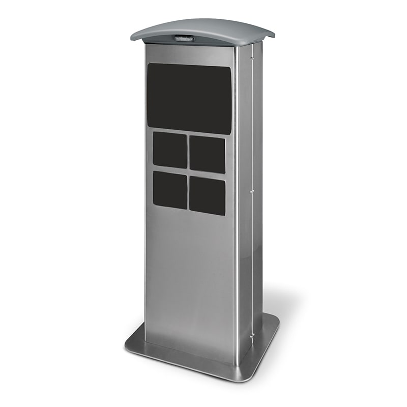 SCAME PARRE SPA - SCA659.DB5081-00 COLON.INOX KIOSK DOMINO 4+4 VUOTA